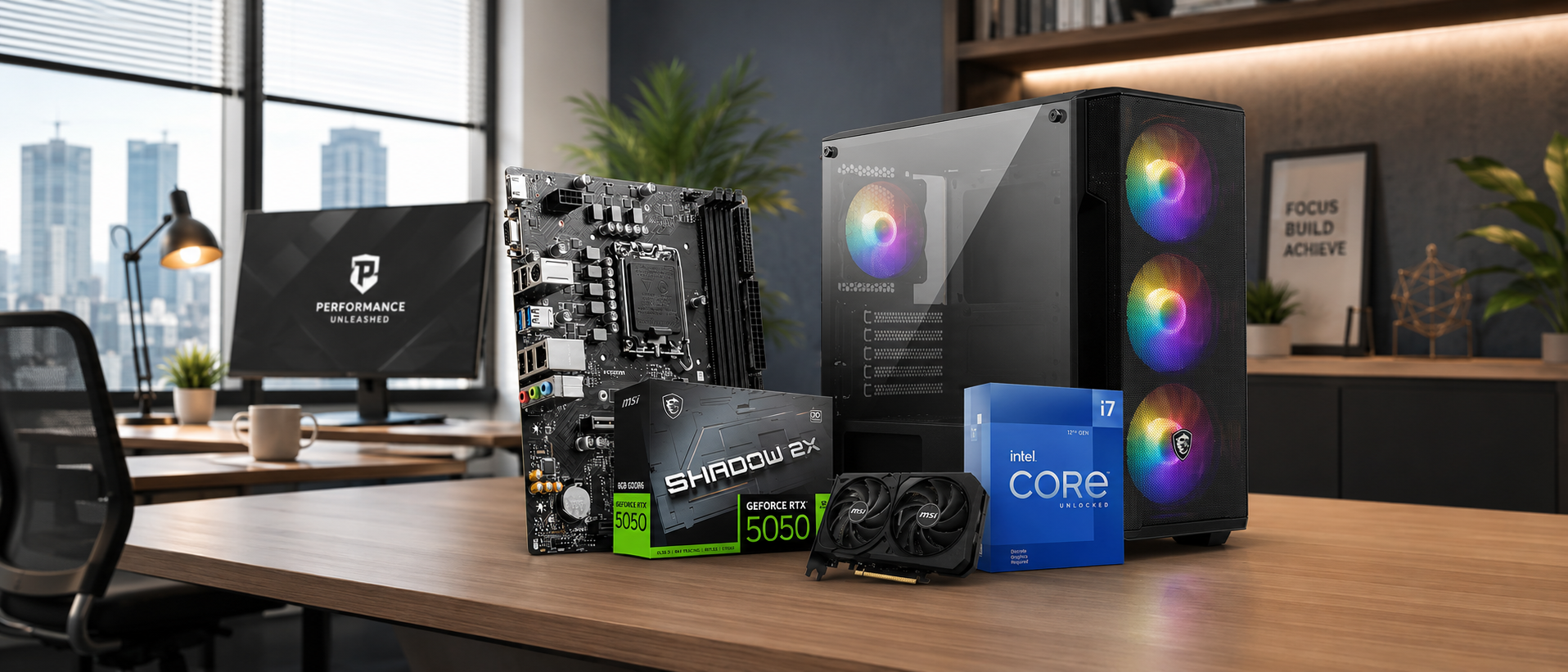🖥️ Pc de Bureau Gamer Max 507 – i5-12400F, RTX 5050, 32Go RAM, 1To SATA au meilleur prix en Tunisie